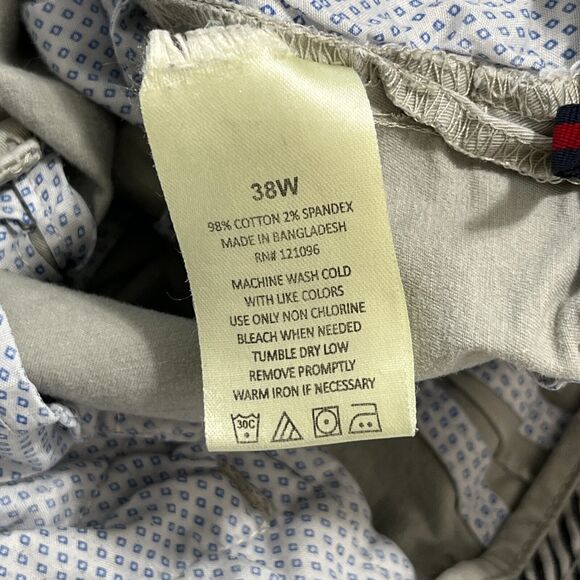 Southern Pines Shorts Mens 38 Gray 9" Inseam Stretch Chino Preppy Club Broken In - Picture 5 of 8